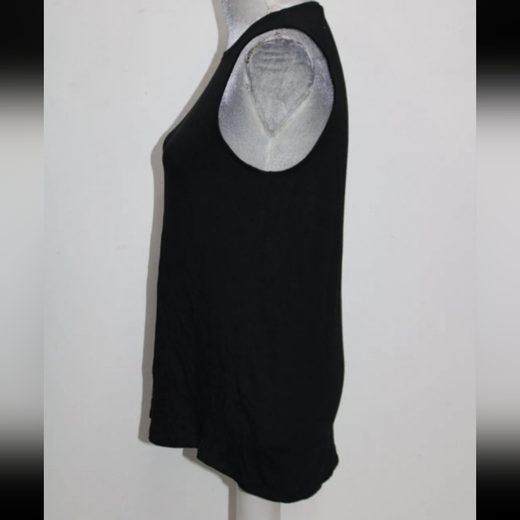 J+b Ladies Simple Black Tank Top-M - Picture 3 of 4